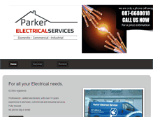Tablet Screenshot of parkerelectricalservices.com